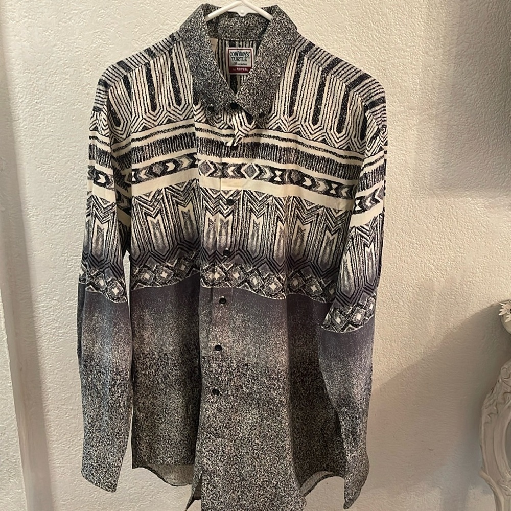Cowboy’s Turtle vintage western button up